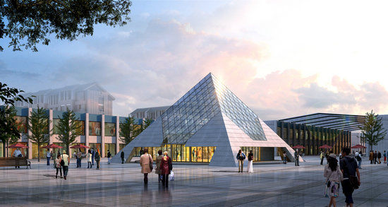 华蓥金字塔网架